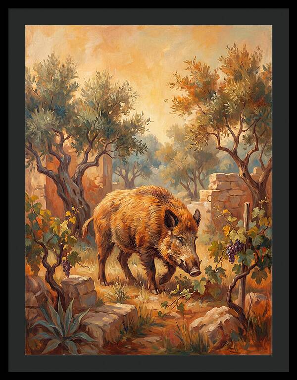 Wild Boar In The Mediterranean