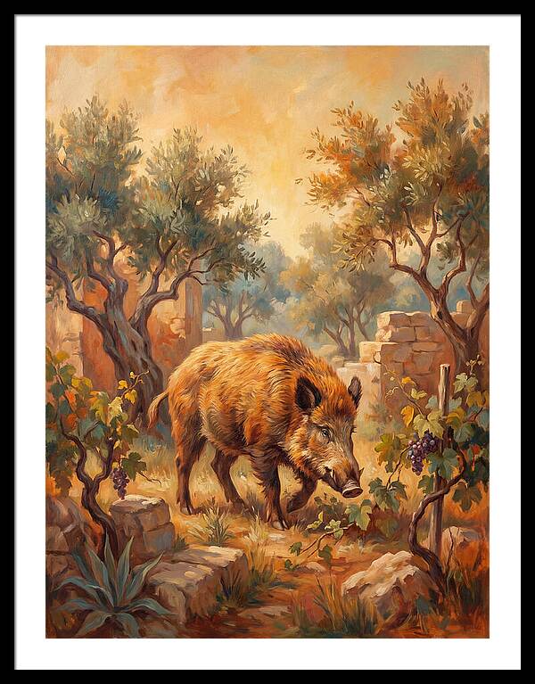 Wild Boar In The Mediterranean