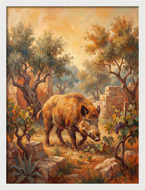 Wild Boar In The Mediterranean