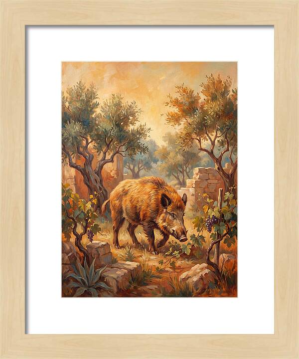 Wild Boar In The Mediterranean
