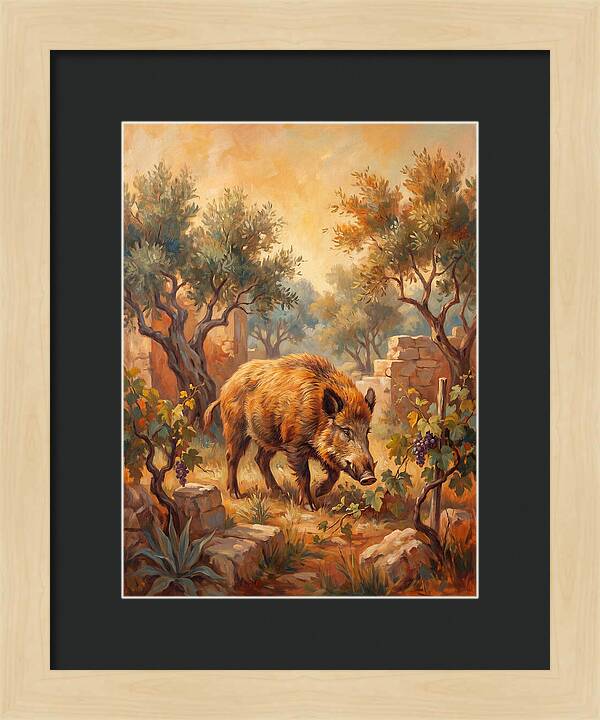 Wild Boar In The Mediterranean
