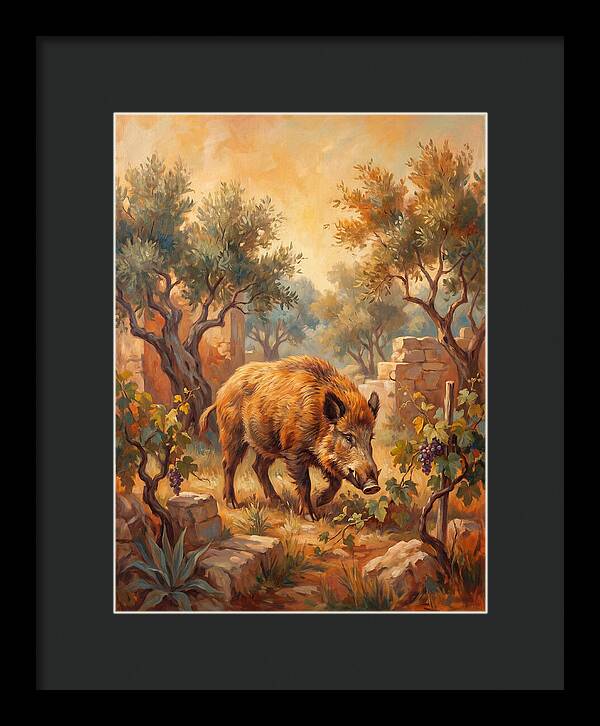 Wild Boar In The Mediterranean