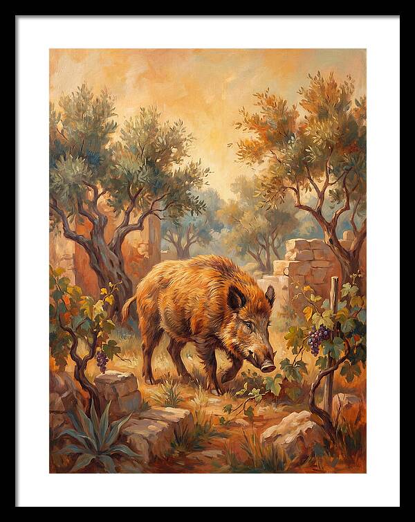 Wild Boar In The Mediterranean