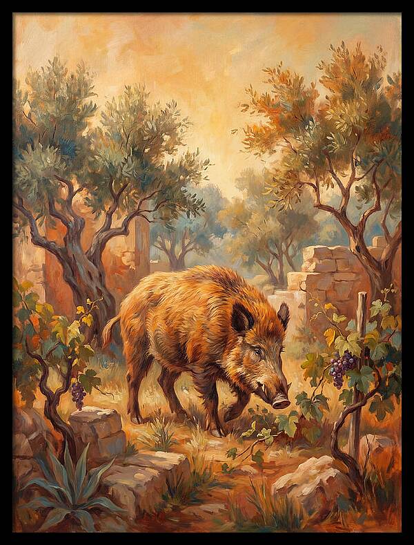 Wild Boar In The Mediterranean