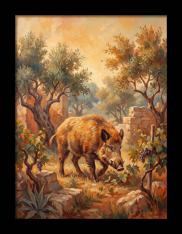 Wild Boar In The Mediterranean