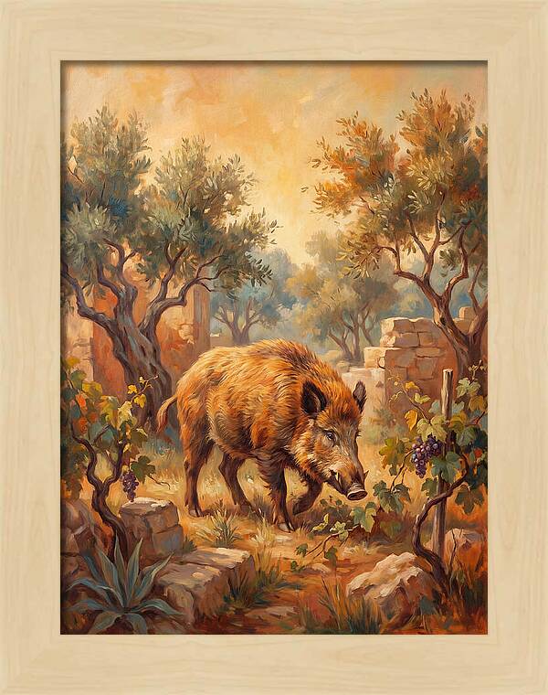 Wild Boar In The Mediterranean