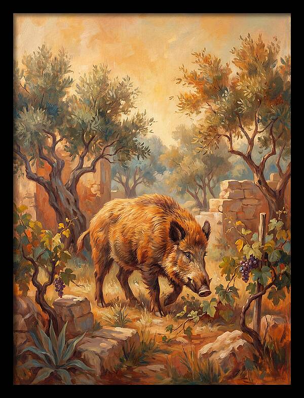 Wild Boar In The Mediterranean