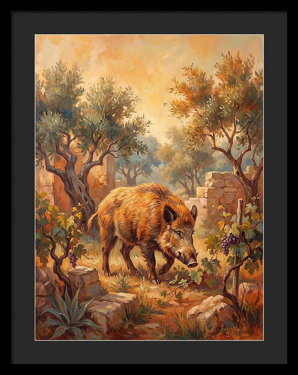 Wild Boar In The Mediterranean