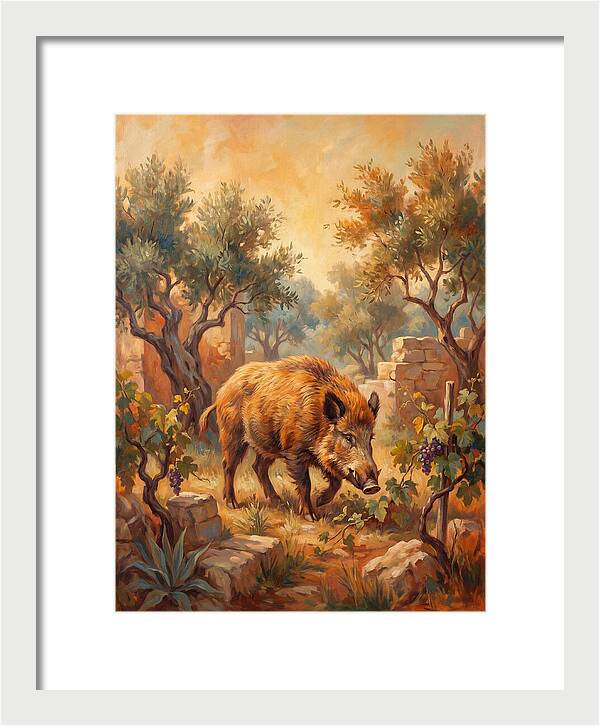 Wild Boar In The Mediterranean