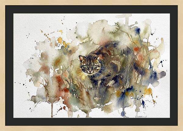 Wild Flatheaded Cat Encounter
