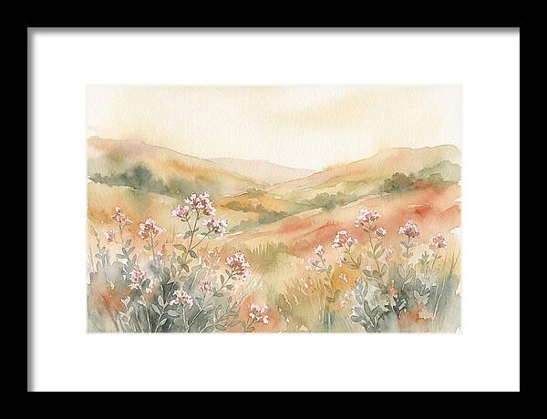 Wild Marjoram Blossoms In Serenity