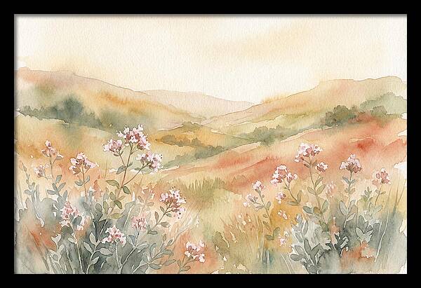 Wild Marjoram Blossoms In Serenity
