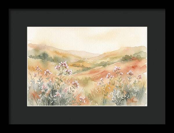 Wild Marjoram Blossoms In Serenity