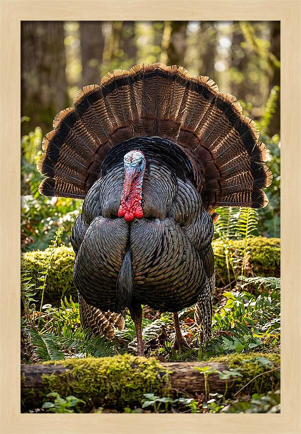 Wild Turkey Tom Displaying