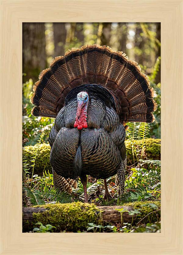 Wild Turkey Tom Displaying