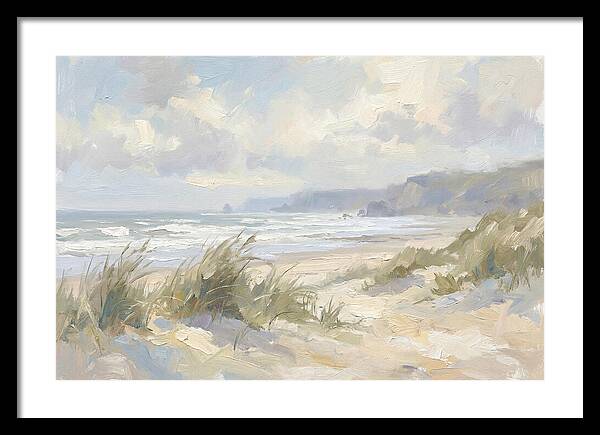 Wild Windswept Beach Scene