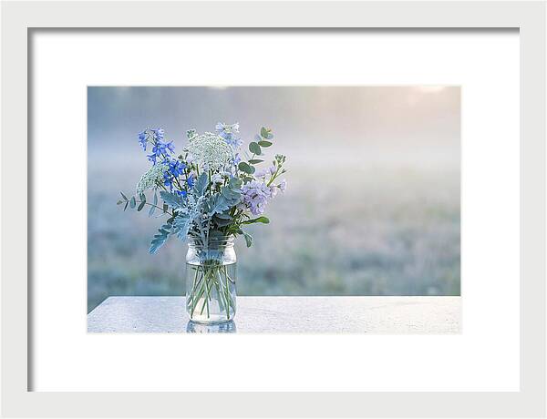 Wildflower Arrangement In Glass Jar