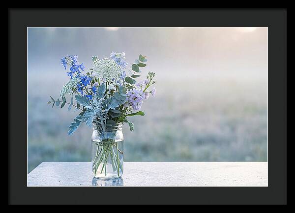 Wildflower Arrangement In Glass Jar