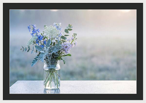 Wildflower Arrangement In Glass Jar