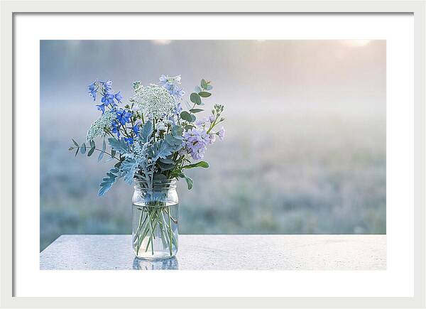 Wildflower Arrangement In Glass Jar