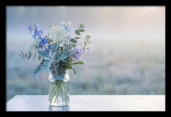 Wildflower Arrangement In Glass Jar