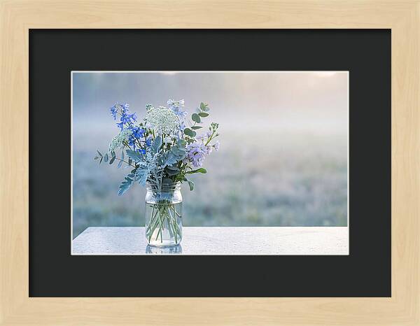 Wildflower Arrangement In Glass Jar