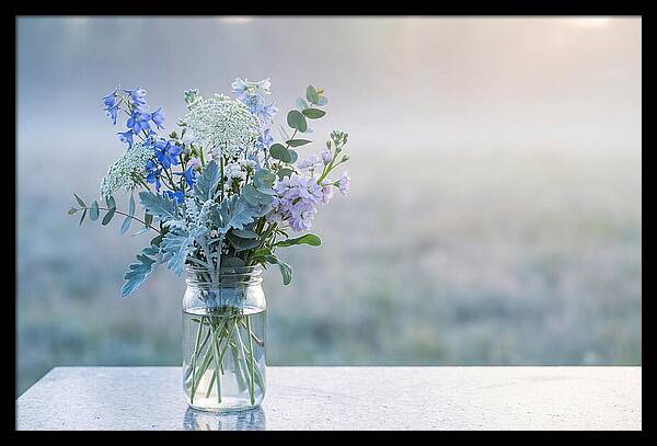 Wildflower Arrangement In Glass Jar