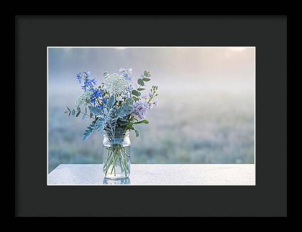 Wildflower Arrangement In Glass Jar