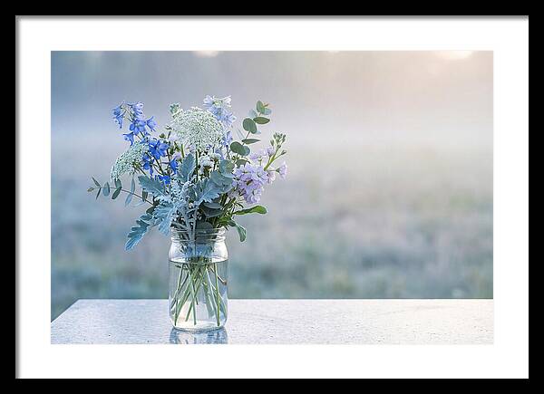 Wildflower Arrangement In Glass Jar