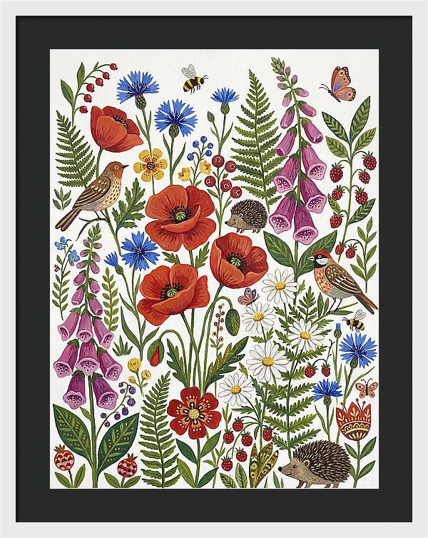 Wildflower Collection Folk Art
