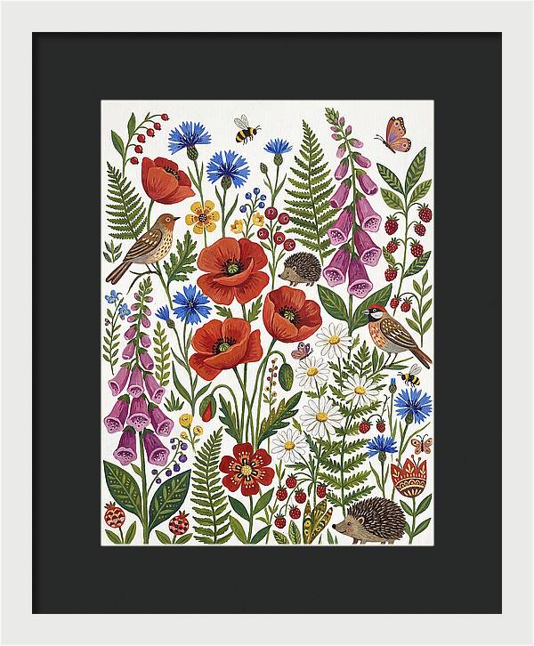 Wildflower Collection Folk Art
