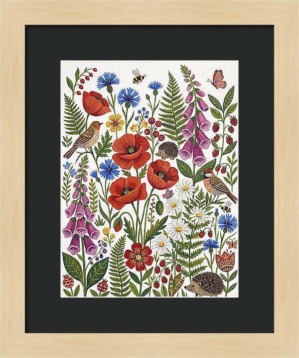 Wildflower Collection Folk Art