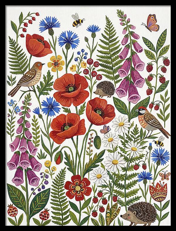 Wildflower Collection Folk Art