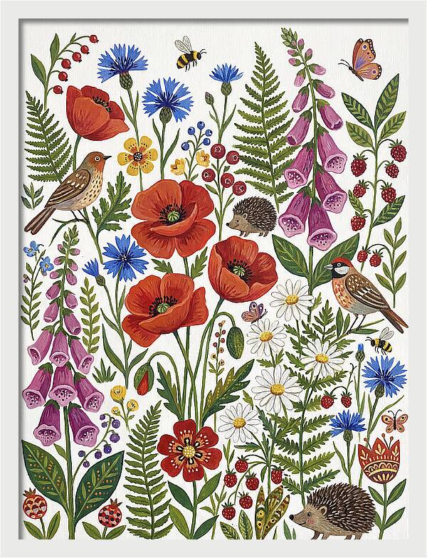 Wildflower Collection Folk Art