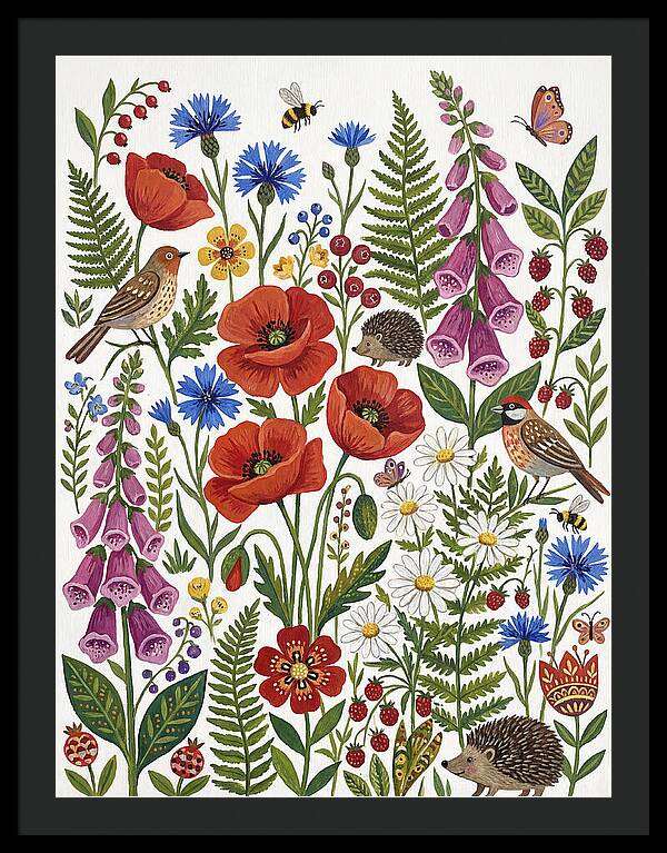 Wildflower Collection Folk Art