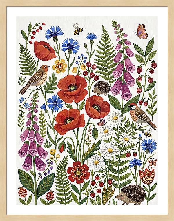 Wildflower Collection Folk Art