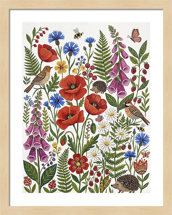 Wildflower Collection Folk Art