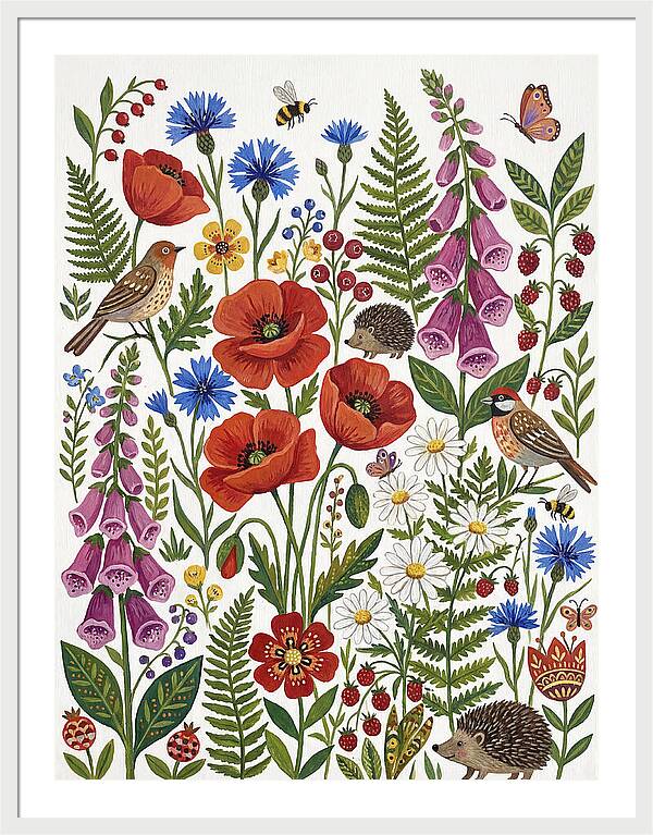 Wildflower Collection Folk Art
