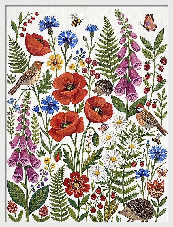 Wildflower Collection Folk Art