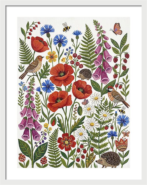 Wildflower Collection Folk Art