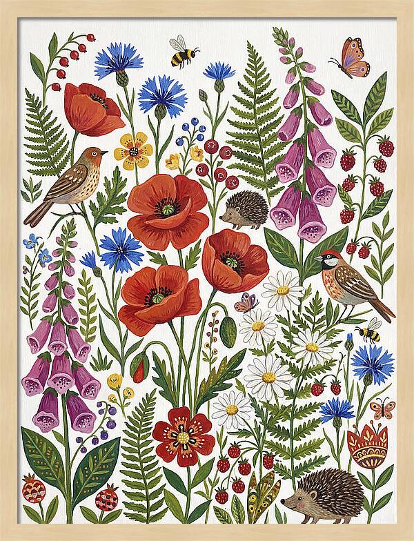 Wildflower Collection Folk Art