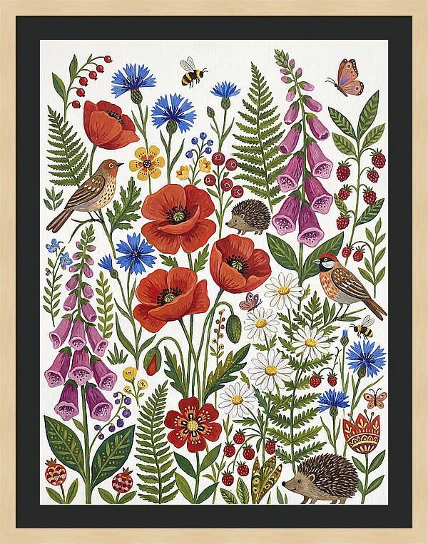 Wildflower Collection Folk Art