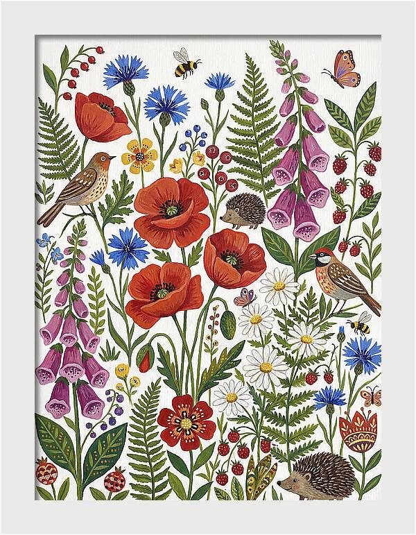 Wildflower Collection Folk Art