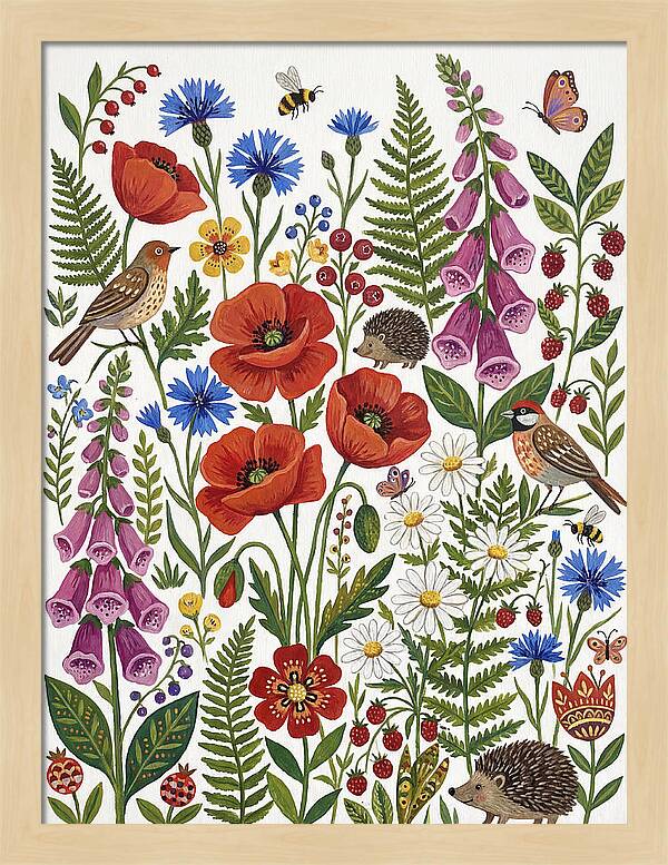 Wildflower Collection Folk Art