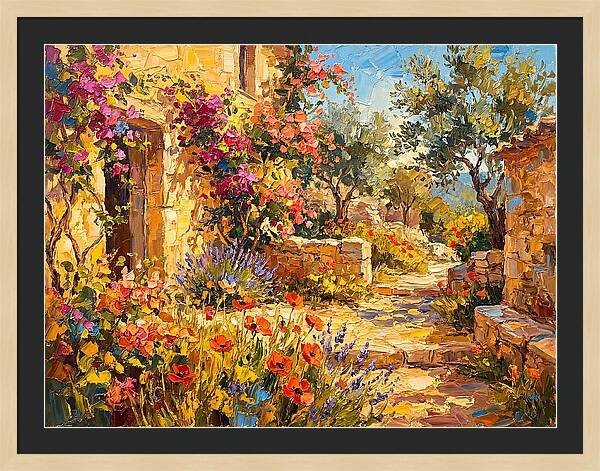 Wildflower Garden Pathway
