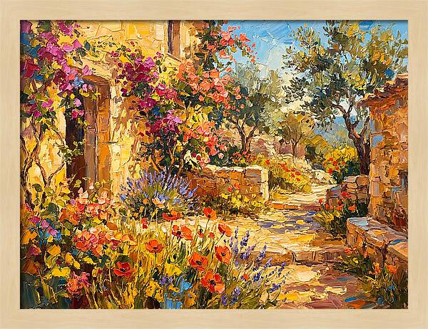 Wildflower Garden Pathway