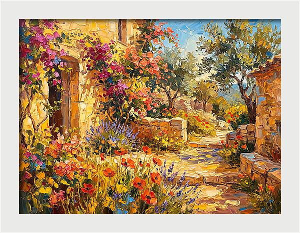 Wildflower Garden Pathway