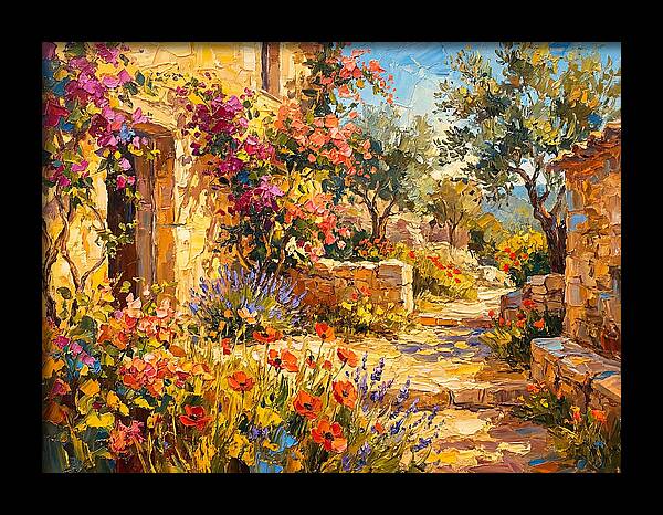 Wildflower Garden Pathway