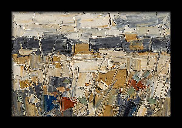 Wildflower Landscape In Palette Knife