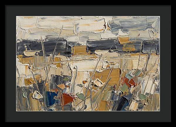 Wildflower Landscape In Palette Knife
